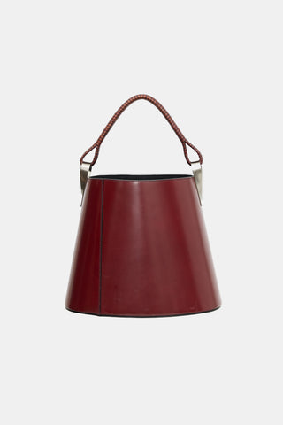 Kenzo Leather Pagodon Bucket Bag