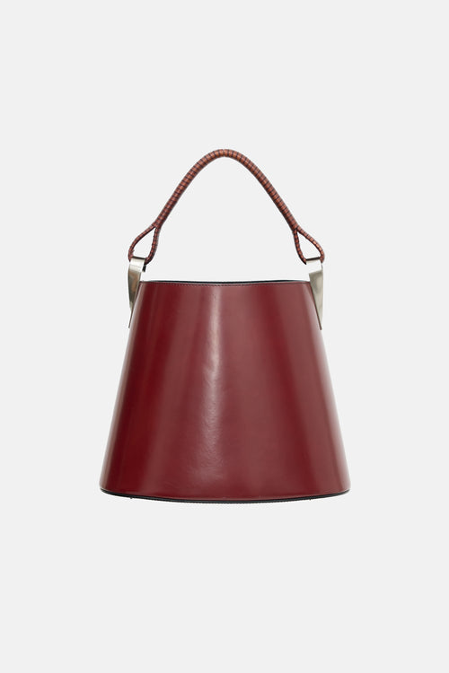 Kenzo Leather Pagodon Bucket Bag