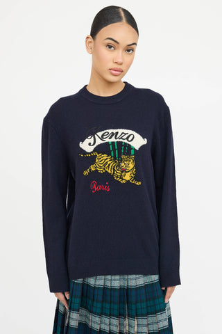 Kenzo Wool Graphic Sweater