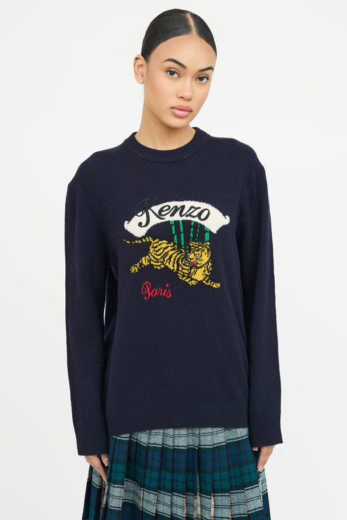 Kenzo Wool Graphic Sweater