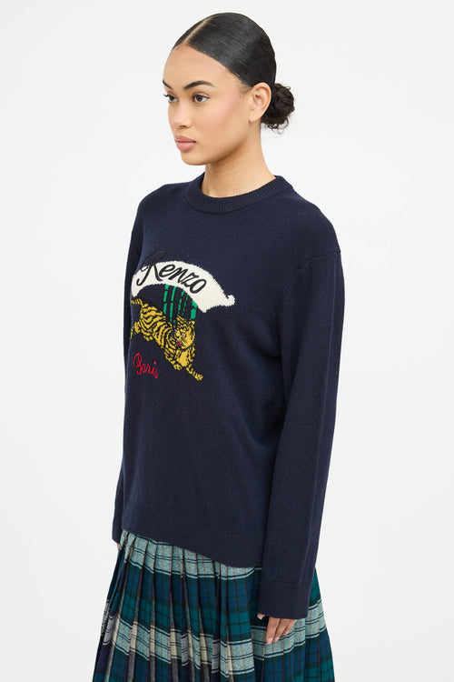 Kenzo Wool Graphic Sweater