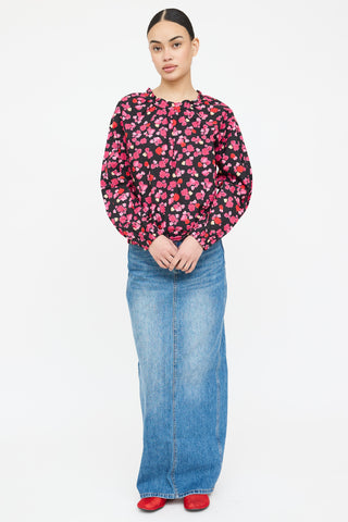 Kenzo Floral Blouse Top