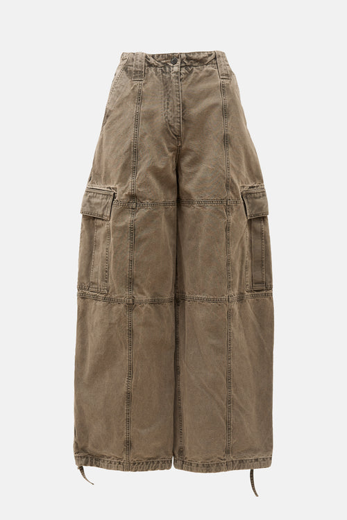 Kenzo Wide Leg Cargo Pant