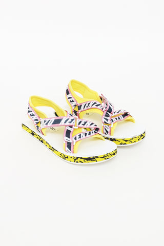 Louis Vuitton // Pink & Red T-Strap Sandal – VSP Consignment