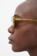 Kenzo Yellow & Blue Square KZ401291 Sunglasses