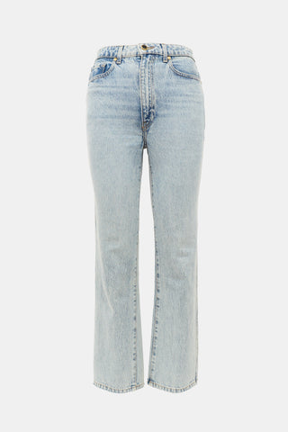 Khaite Abigail Straight Leg Jeans
