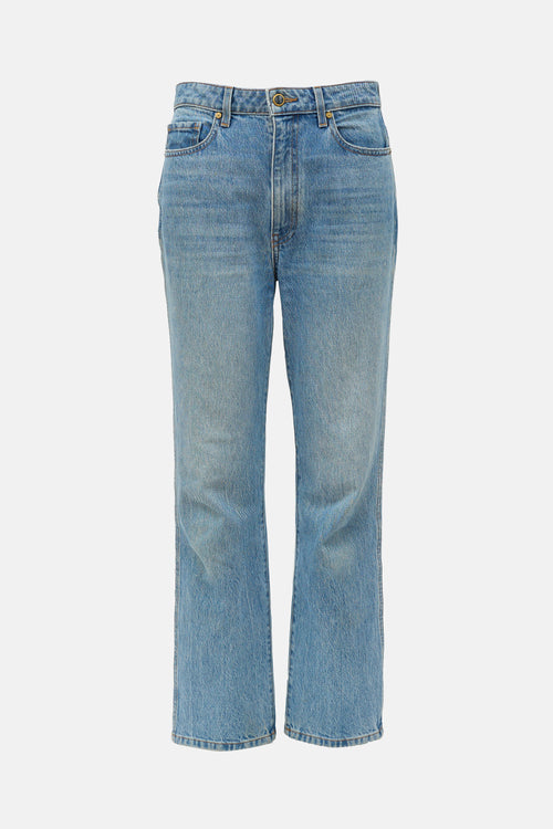 Khaite Abigail Straight Leg Jeans