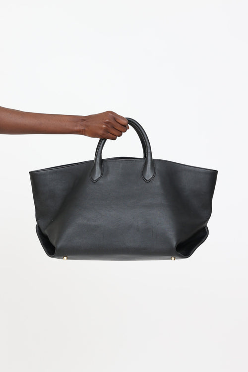 Khaite Leather Amelia Medium Tote Bag