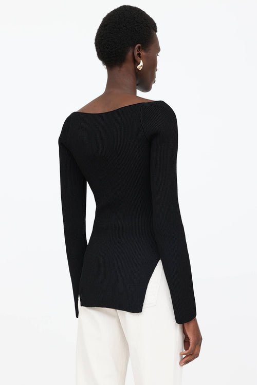 Khaite Maddy Long Bustier Top