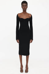 Khaite Knit Ribbed Beth Dress