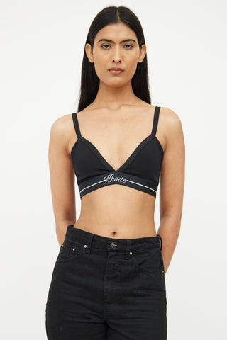 Khaite Black Marcy Bralette