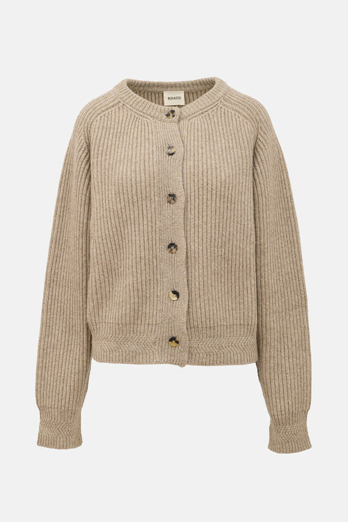 Khaite Cashmere Scarlet Cardigan