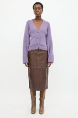 Khaite Cashmere Scarlet Cardigan
