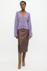 Khaite Cashmere Scarlet Cardigan