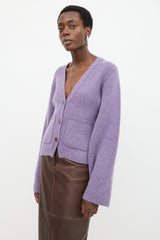 Khaite Cashmere Scarlet Cardigan