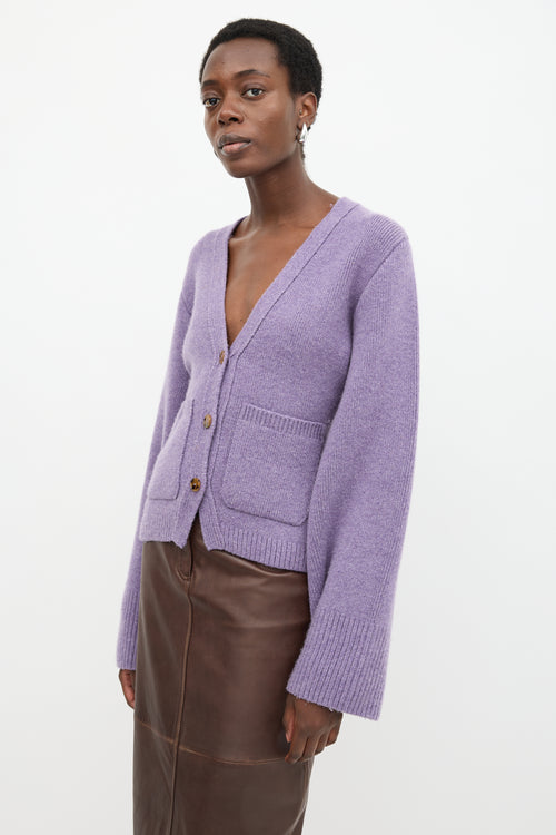 Khaite Cashmere Scarlet Cardigan