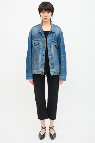 Khaite Cate Oversized Denim Jacket