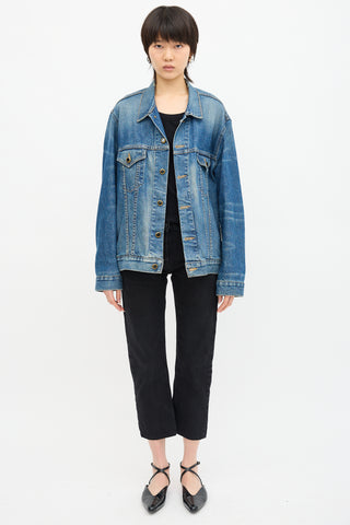 Khaite Cate Oversized Denim Jacket