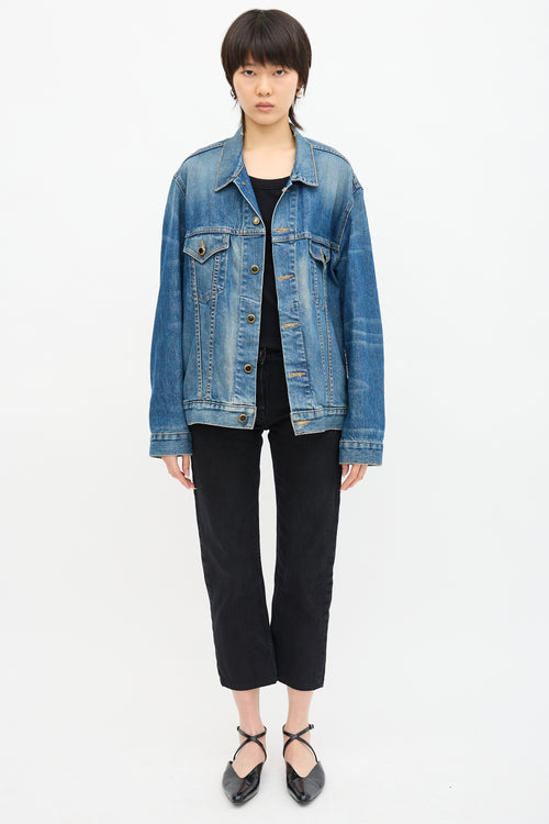 Khaite Cate Oversized Denim Jacket