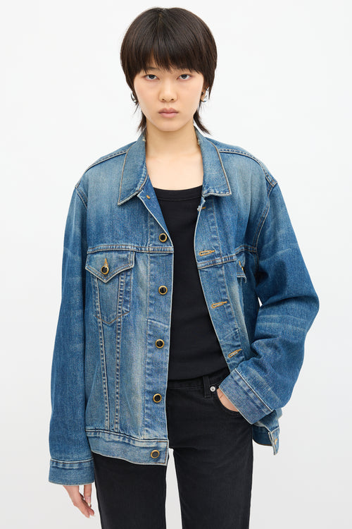 Khaite Cate Oversized Denim Jacket