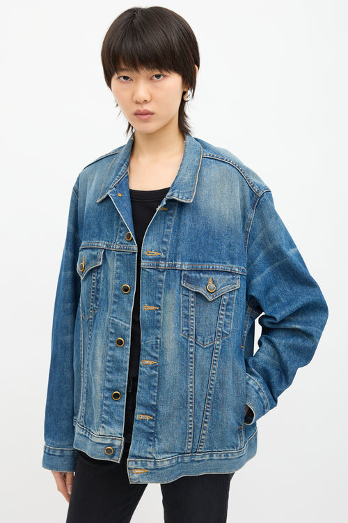Khaite Cate Oversized Denim Jacket