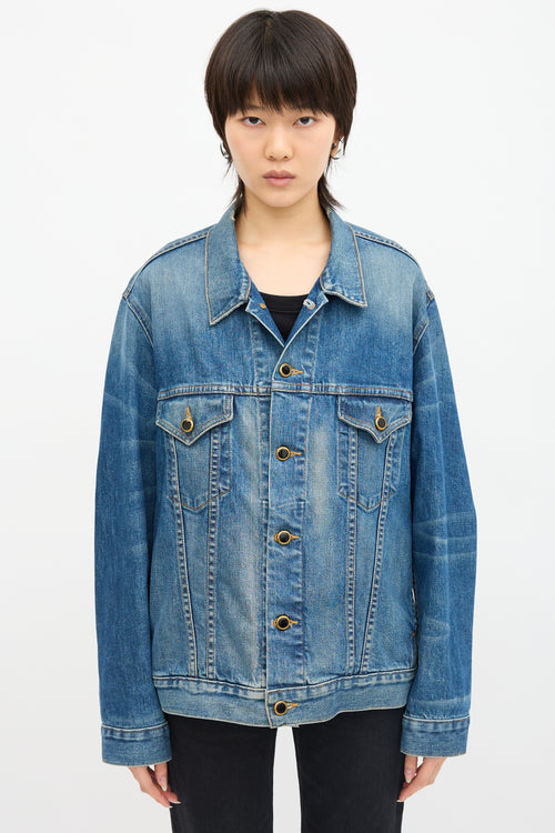 Khaite Cate Oversized Denim Jacket