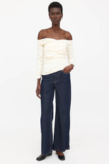Khaite Zuri Ruched Top