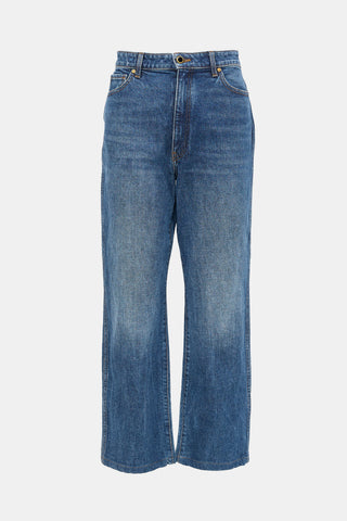 Khaite Danielle Straight Leg Jeans