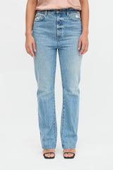 Khaite Danielle Straight Leg Jeans