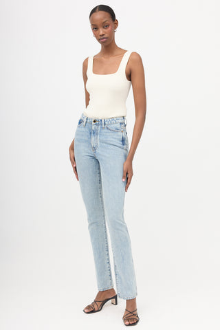 Khaite Daria Slim Leg Jeans