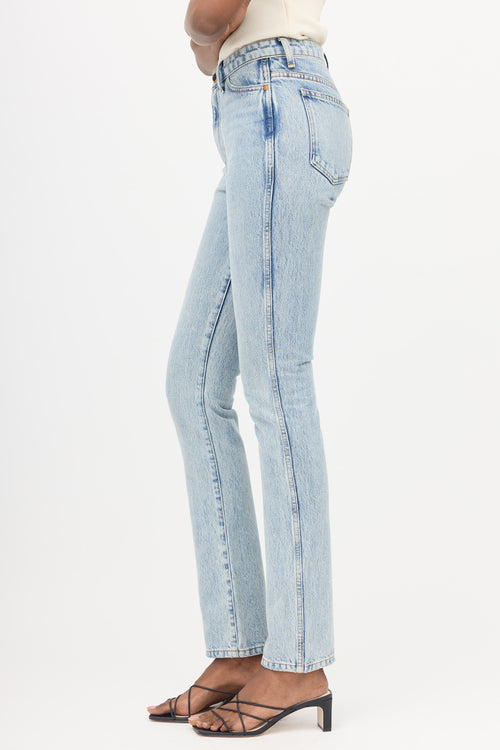 Khaite Daria Slim Leg Jeans