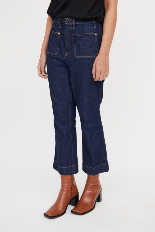 Khaite Dark Wash Raquel Blue Jean