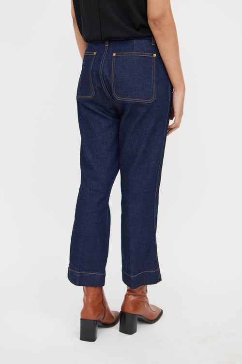 Khaite Dark Wash Raquel Blue Jean