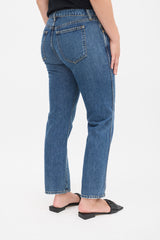 Khaite Dark Wash Kyle Tapered Jeans