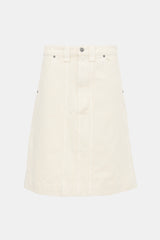 Khaite Denim Caroline Midi Skirt