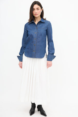 Khaite Denim Dena Shirt