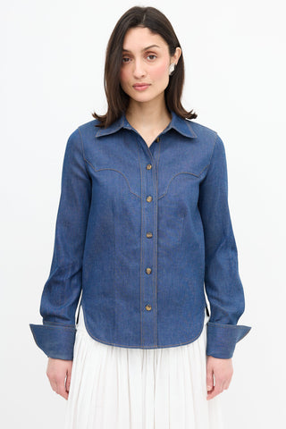 Khaite Denim Dena Shirt