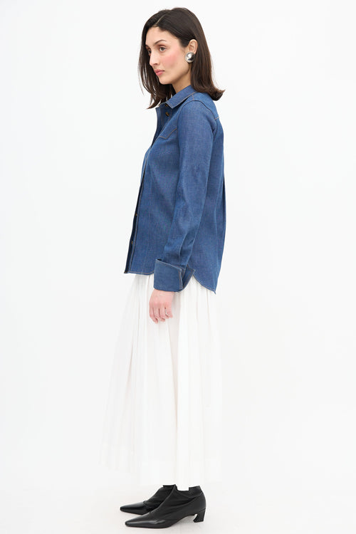 Khaite Denim Dena Shirt