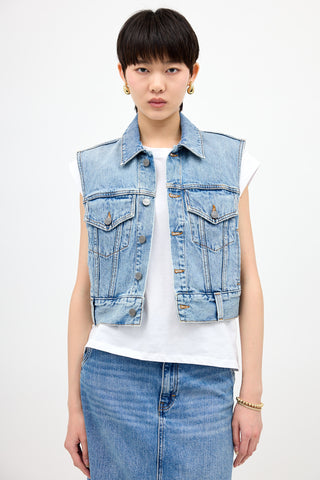 Khaite Denim Lizzo Vest
