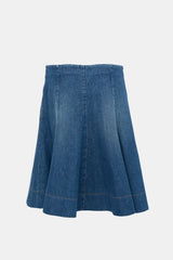 Khaite Denim Midi Skirt