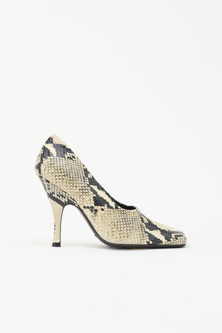 Khaite Embossed Leather Eva Pump