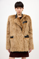 Khaite Fur & Leather Jacket
