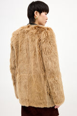 Khaite Fur & Leather Jacket
