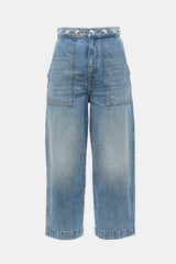Khaite Hewey Wide Leg Jeans