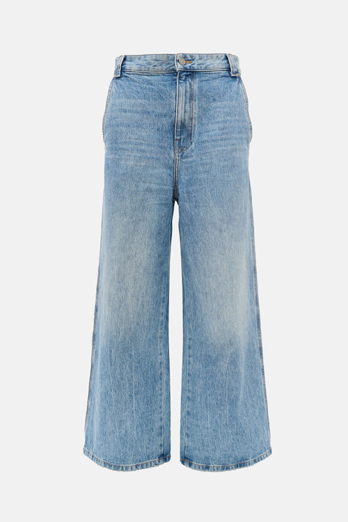Khaite Ian Wide Leg Jeans