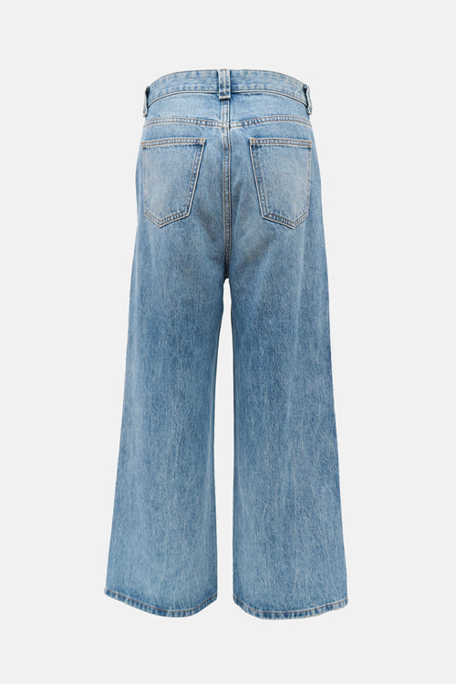 Khaite Ian Wide Leg Jeans