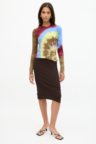 Khaite Jersey Leema Skirt