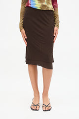 Khaite Jersey Leema Skirt