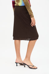 Khaite Jersey Leema Skirt