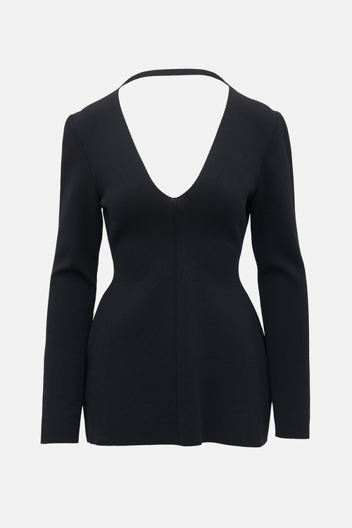Khaite Knit Open Back Top